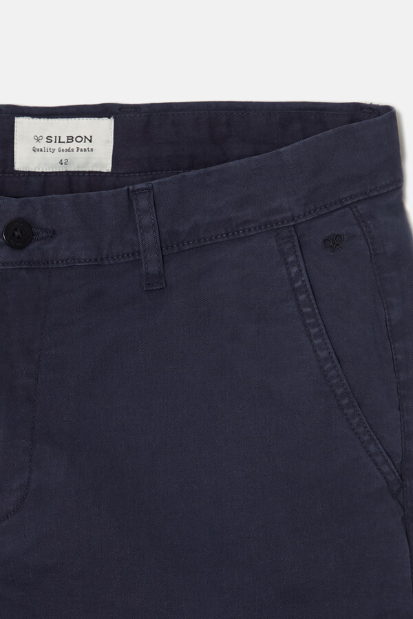 Cortefiel Pantalon sport chino Azul oscuro