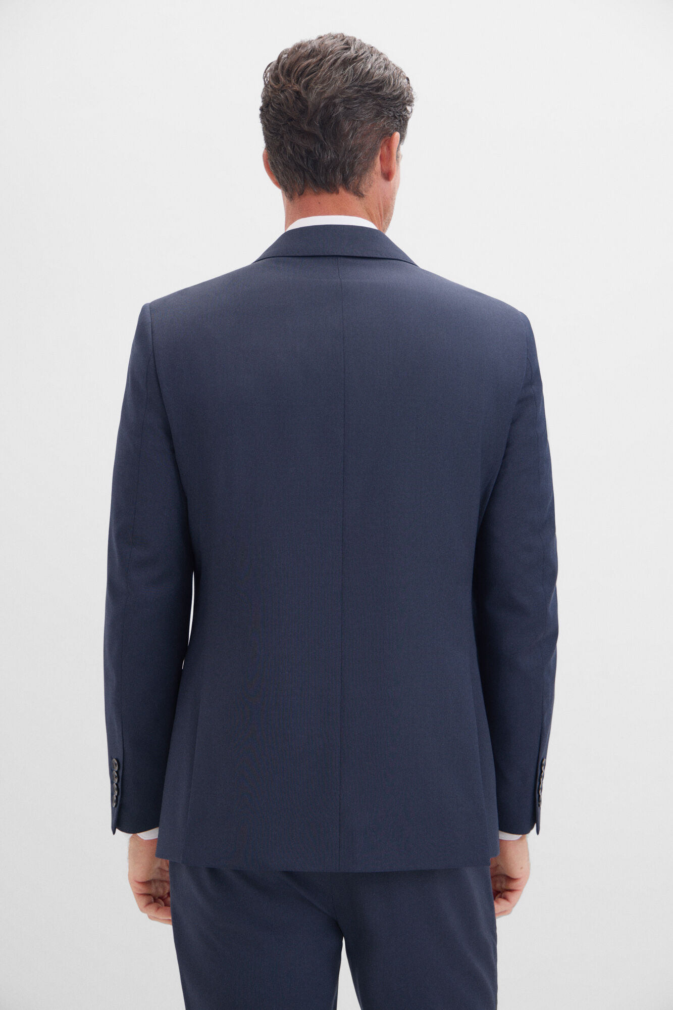 Cortefiel Blazer trespassado duplo slim fit Azul