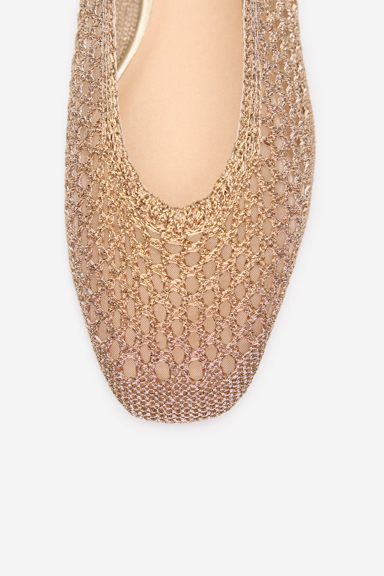 Cortefiel Ballerina braid detail Yellow