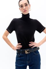 Lola Casademunt Cinto m&eacute;dio revers&iacute;vel Preto