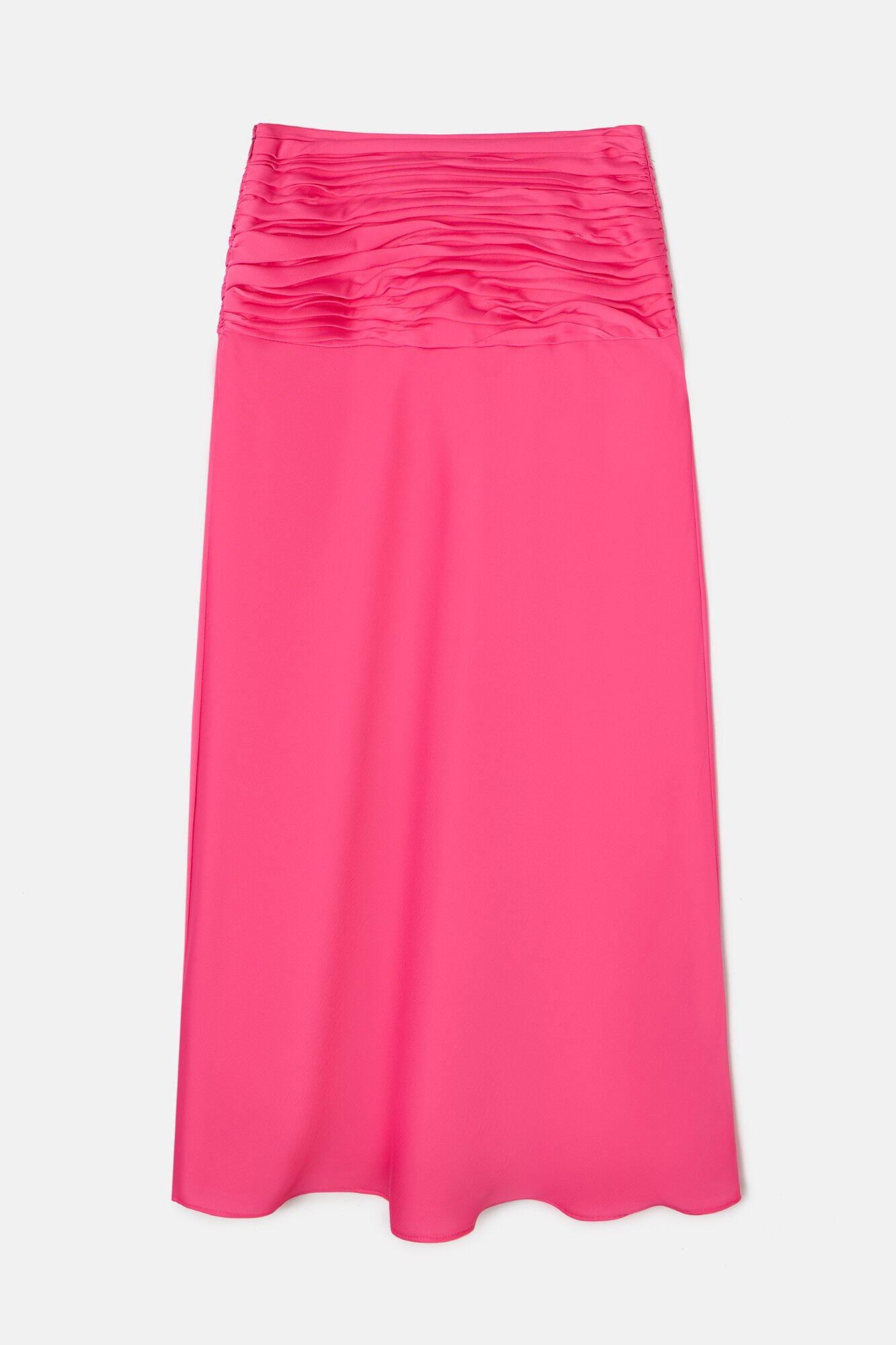 Silbon Saia midi cetim Subiu