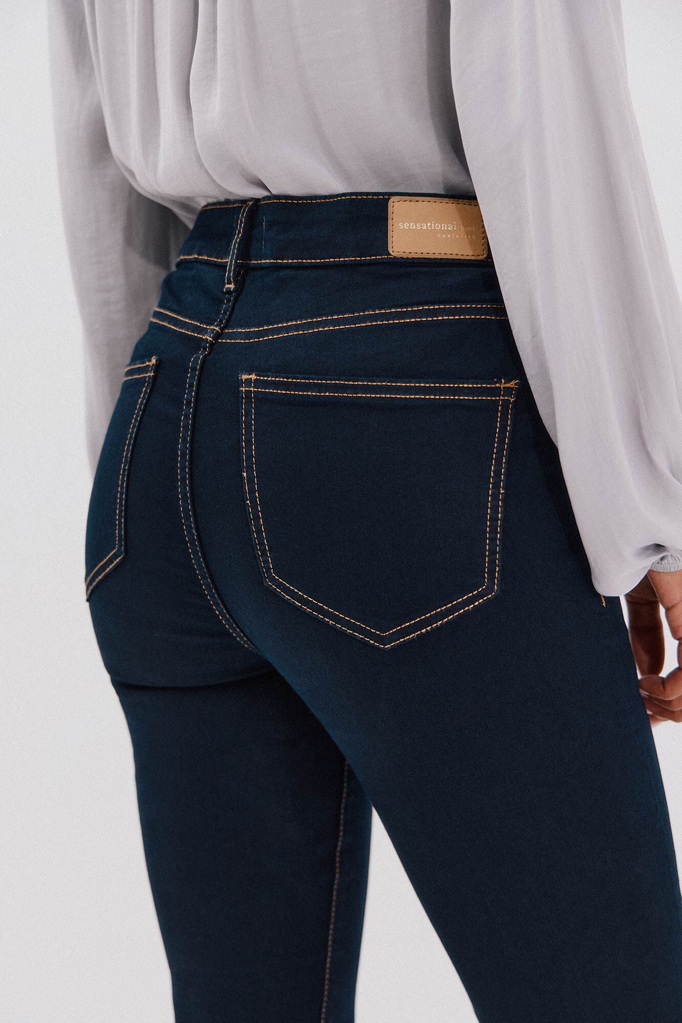 Cortefiel Sensational Jeans Blue