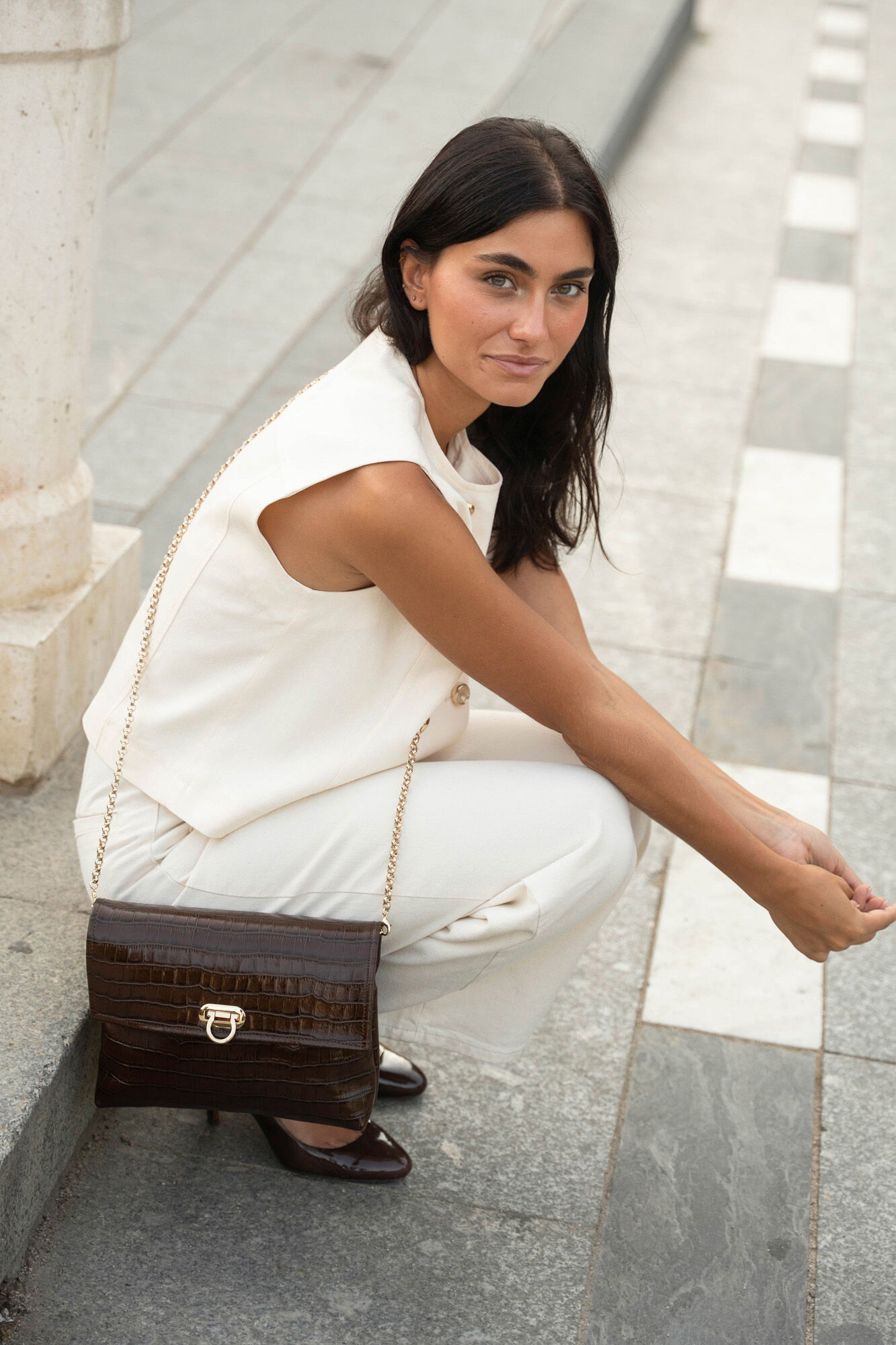 The Code Sobre Greta Coco Chocolate Castanho