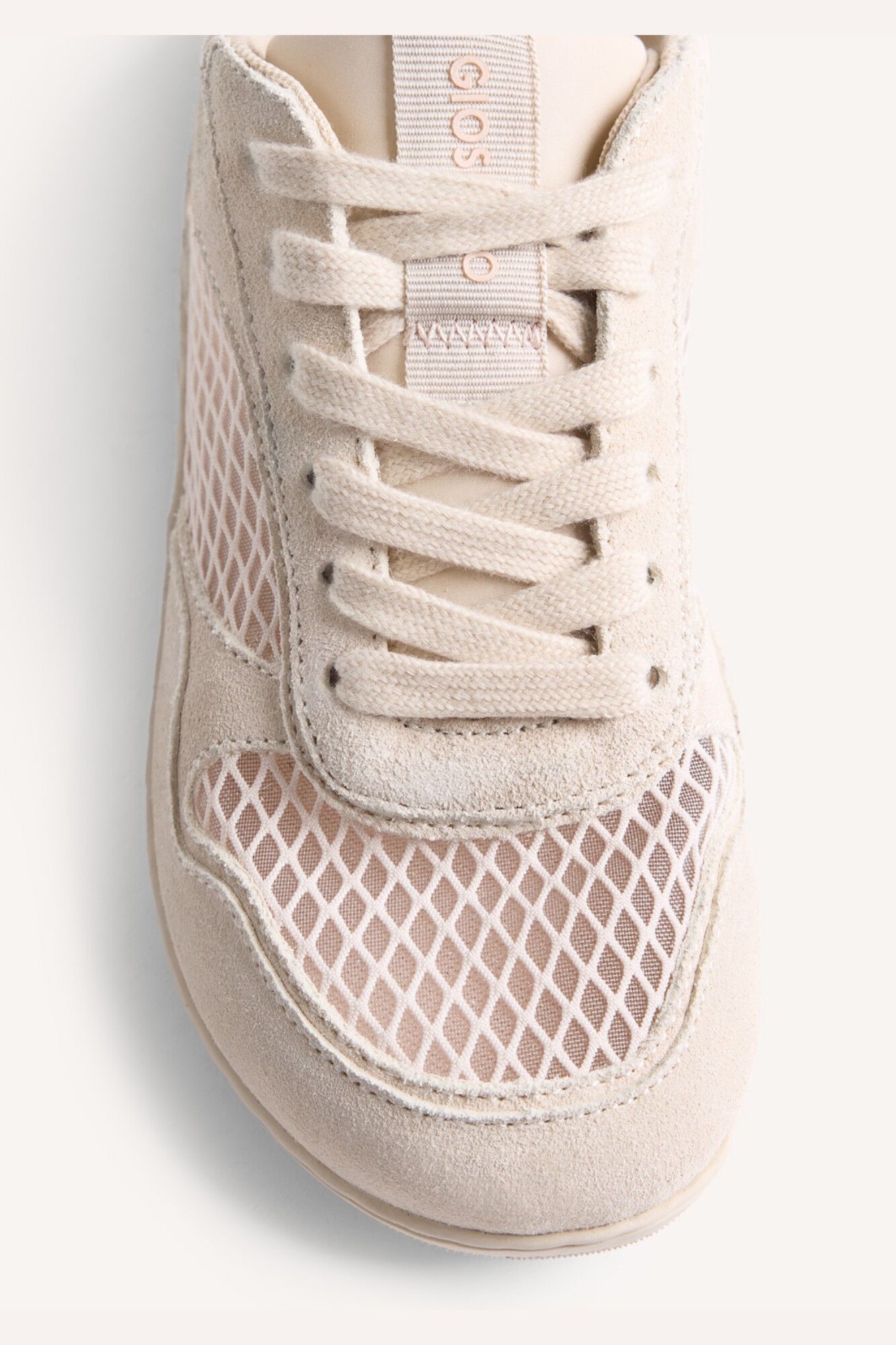 Gioseppo Sapatilhas em pele e rede Tostado