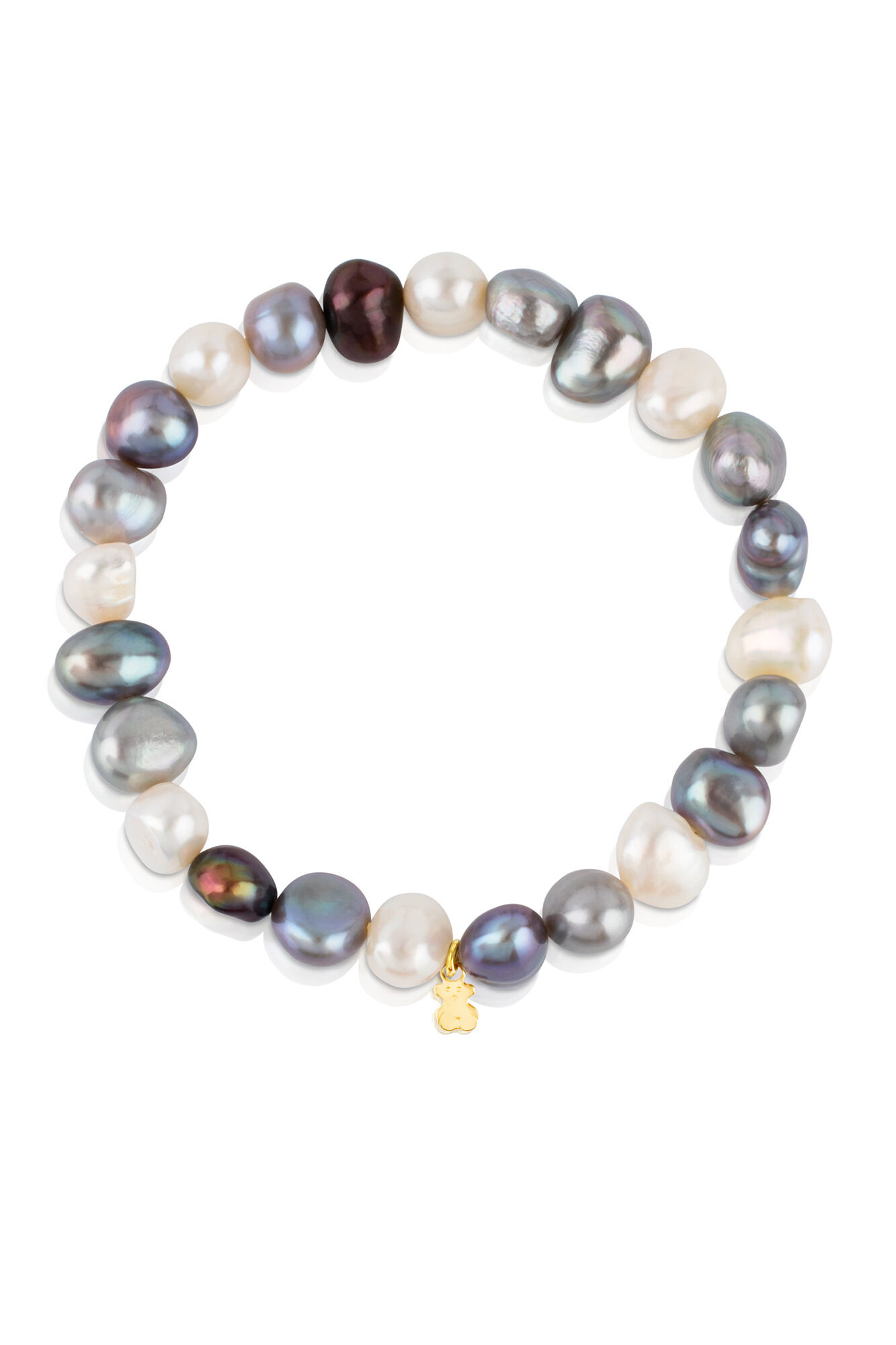 Tous Sweet Dolls gold bracelet with cultured Baroque pearls Yellow