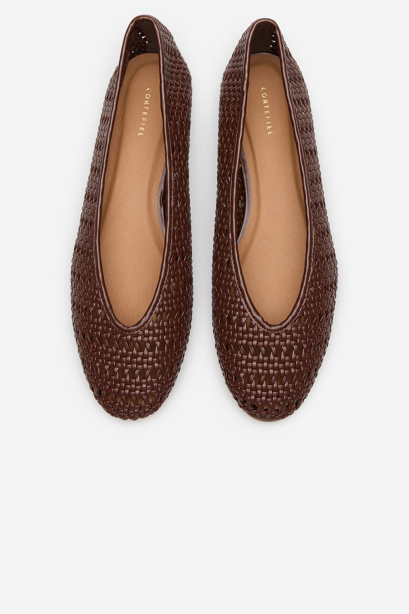 Cortefiel Braided ballerina