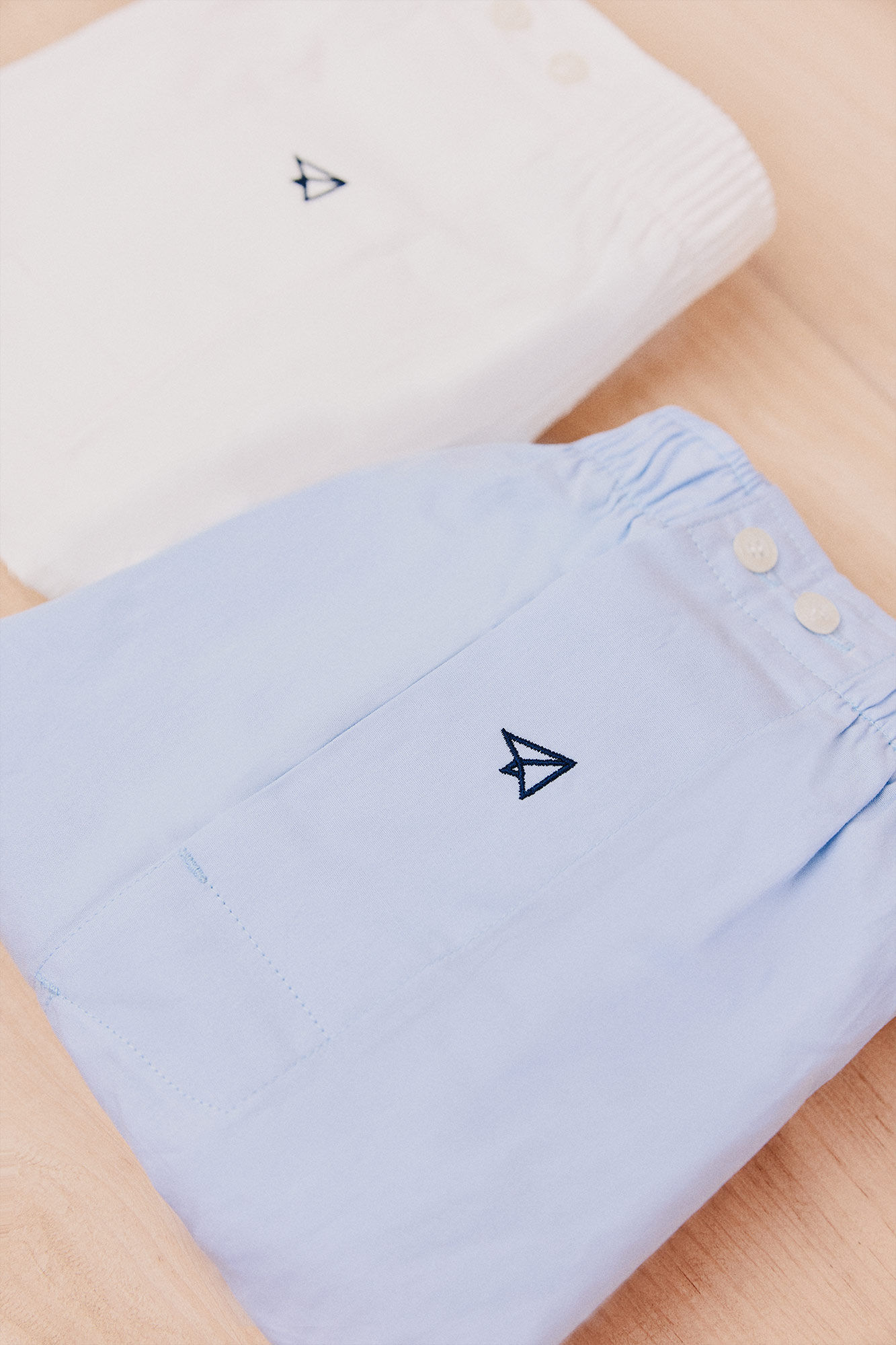 OOTO Pack 2 boxer em tecido Azul