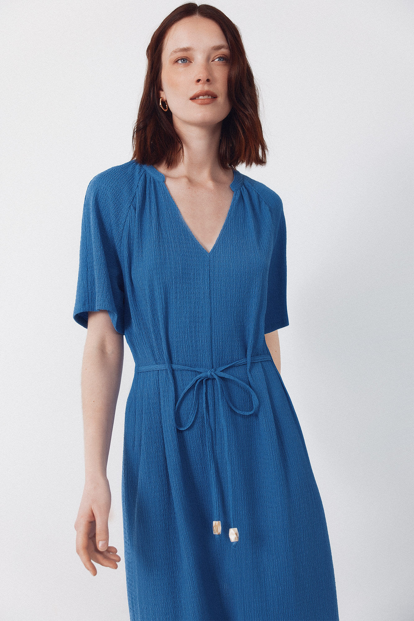 Cortefiel Structured belt dress