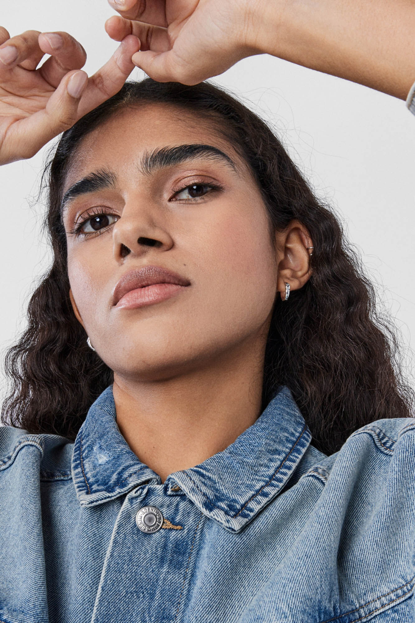 Tous Pendientes aro oso de plata TOUS Basics Gris