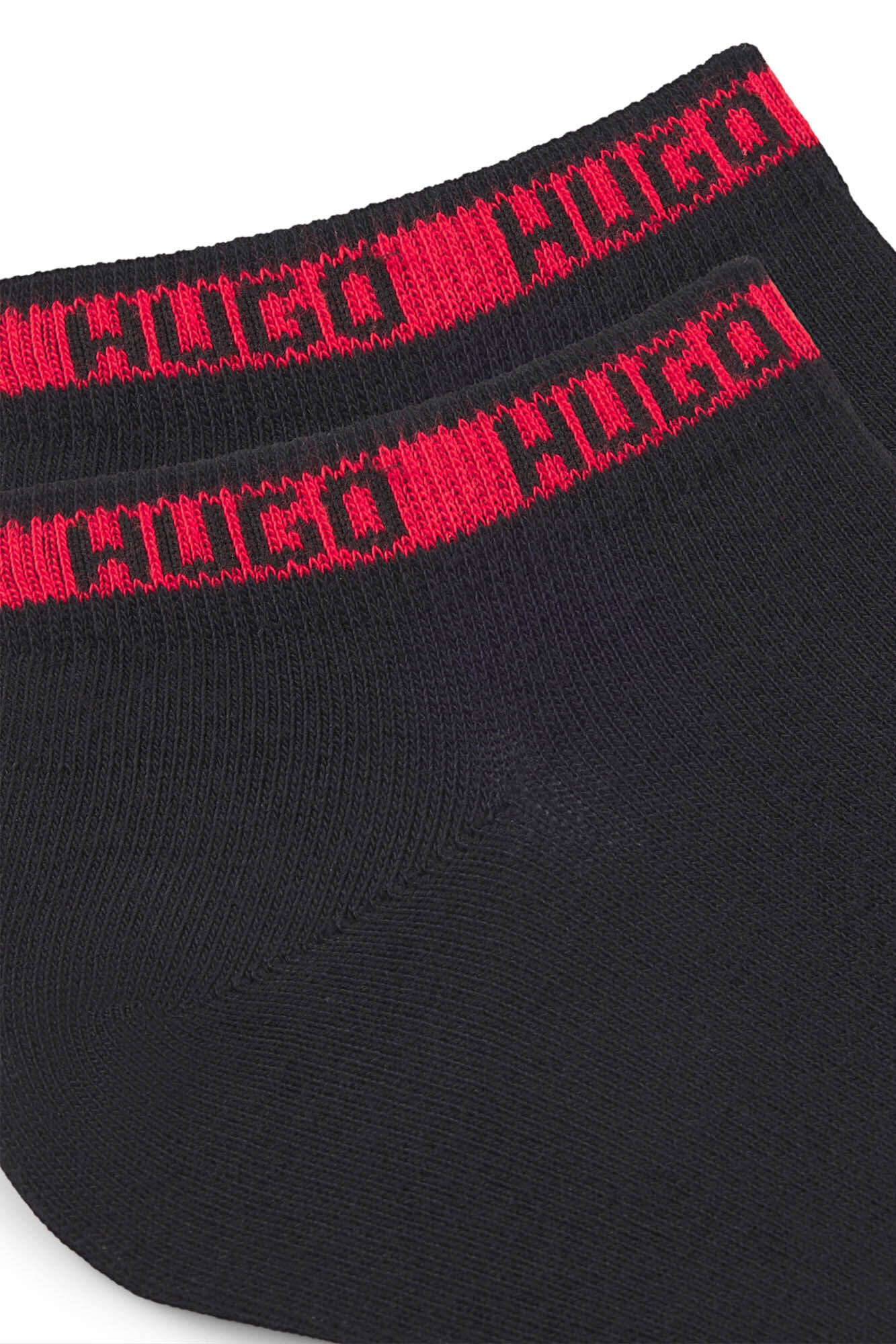 HUGO Pack de duas meias Preto