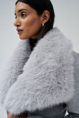 Salsa Jeans Sobretudo de l&atilde; Cinzento