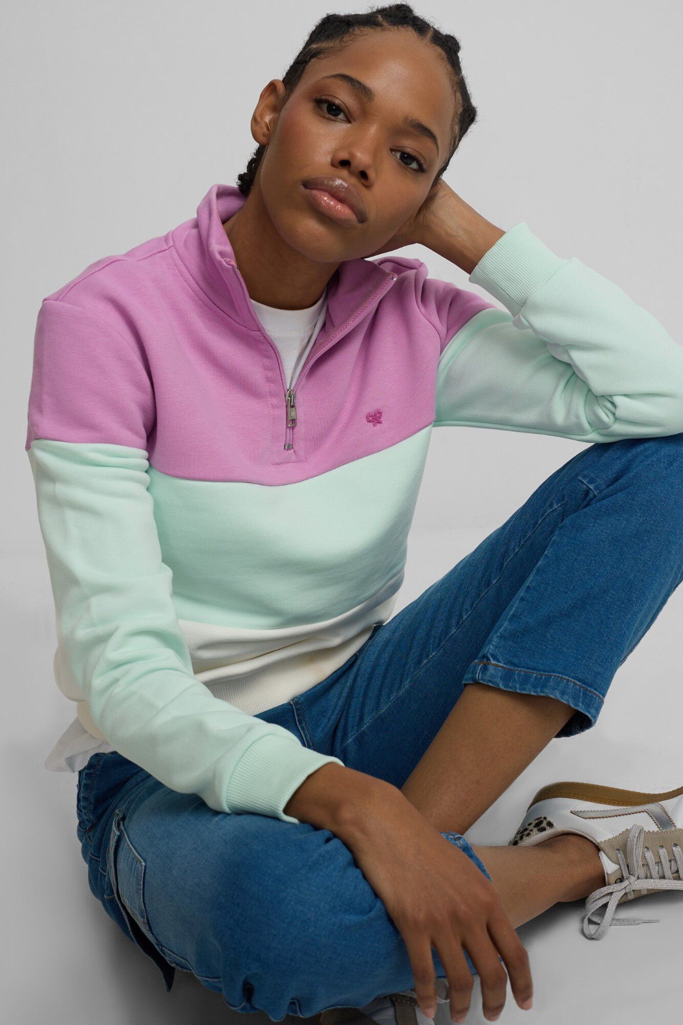 Silbon Sudadera woman tricolor