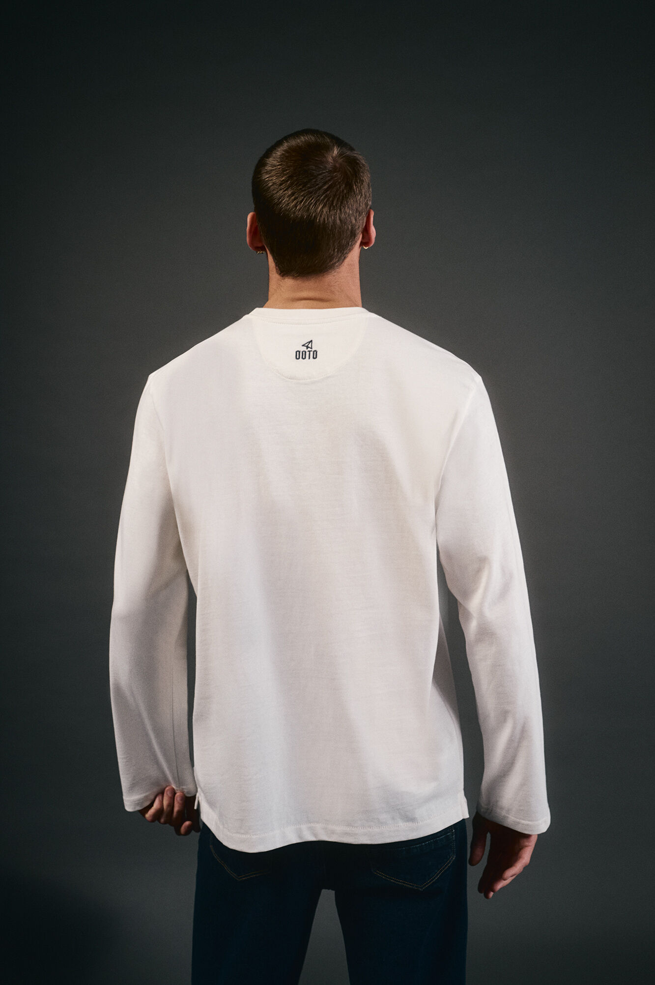 OOTO Camiseta manga larga Blanco