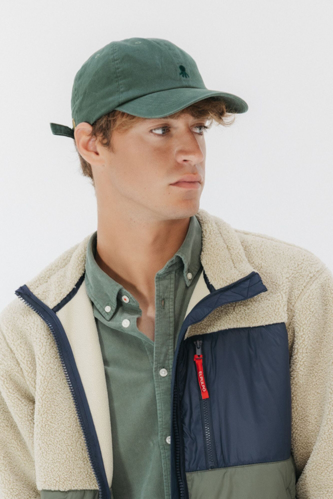 elPulpo Bon&eacute; bordado lavado