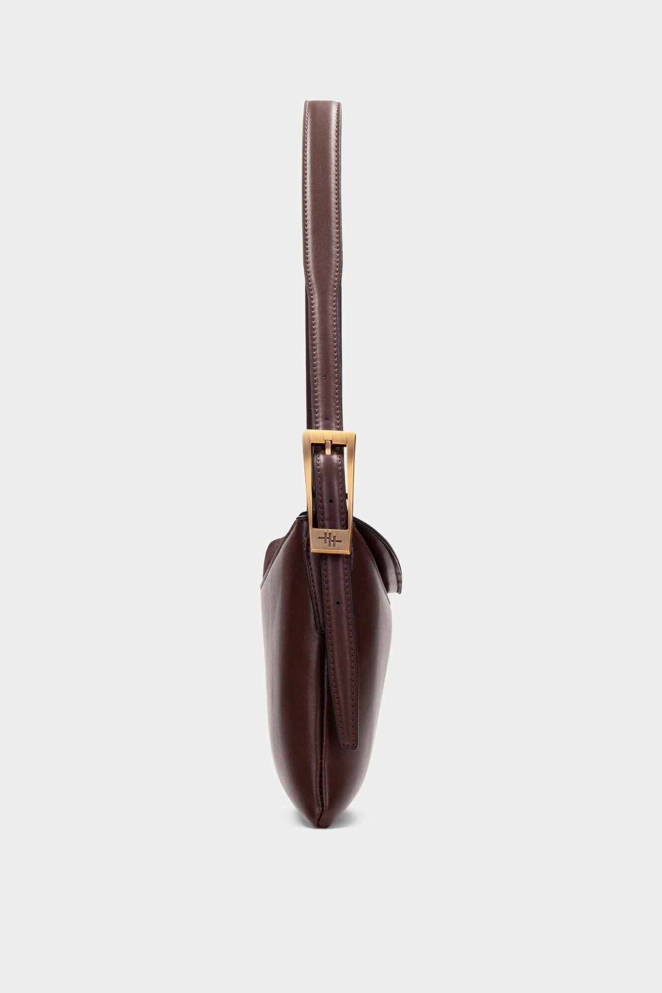 Hispanitas Mala de ombro com aba Castanho
