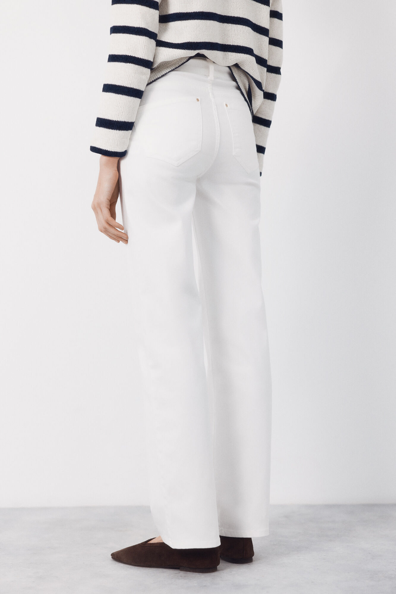 Cortefiel Jeans Sensational Recto White