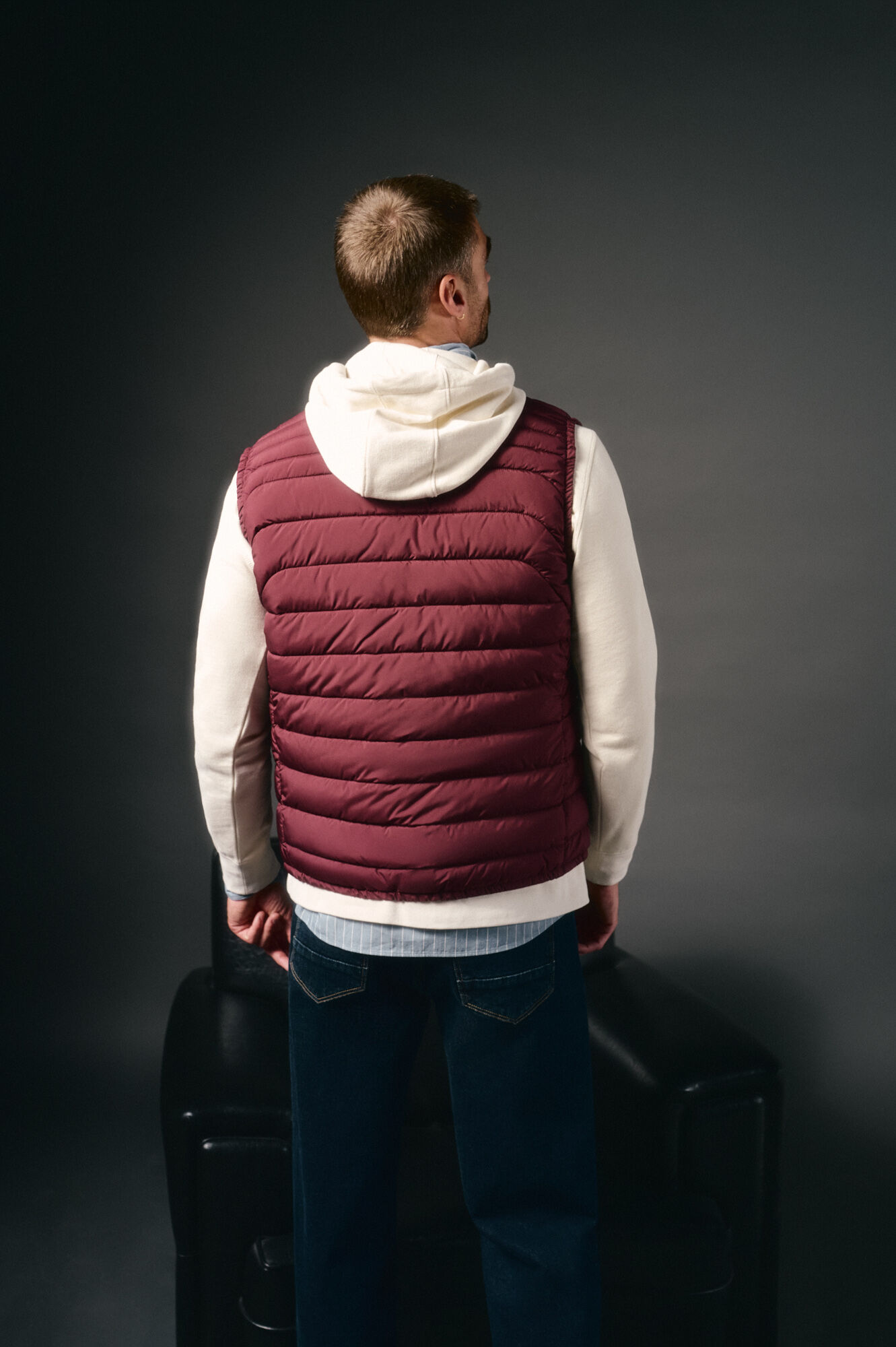 OOTO Chaleco acolchado ultralight Granate