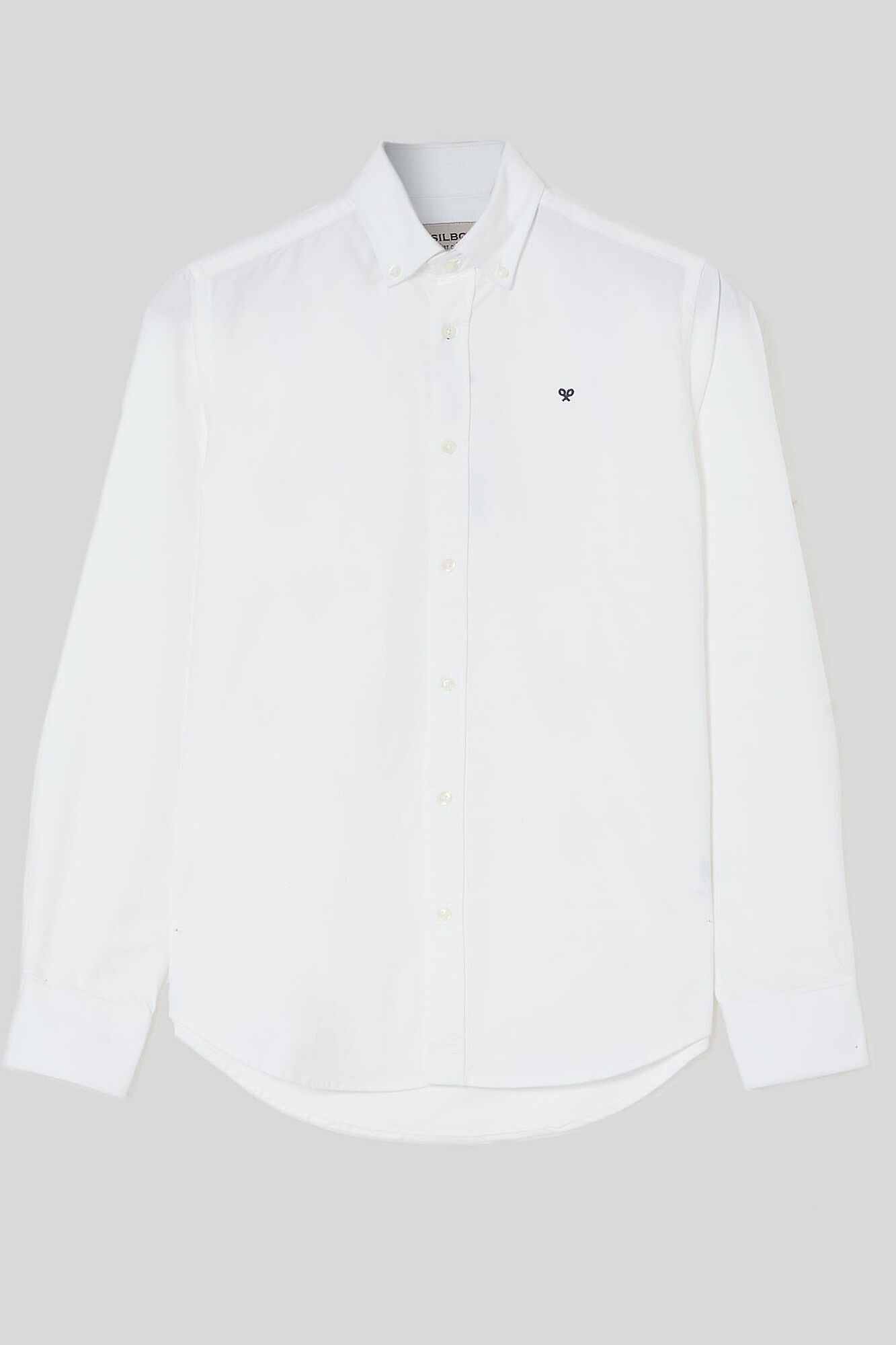 Silbon Camisa sport oxford line blanca Blanco