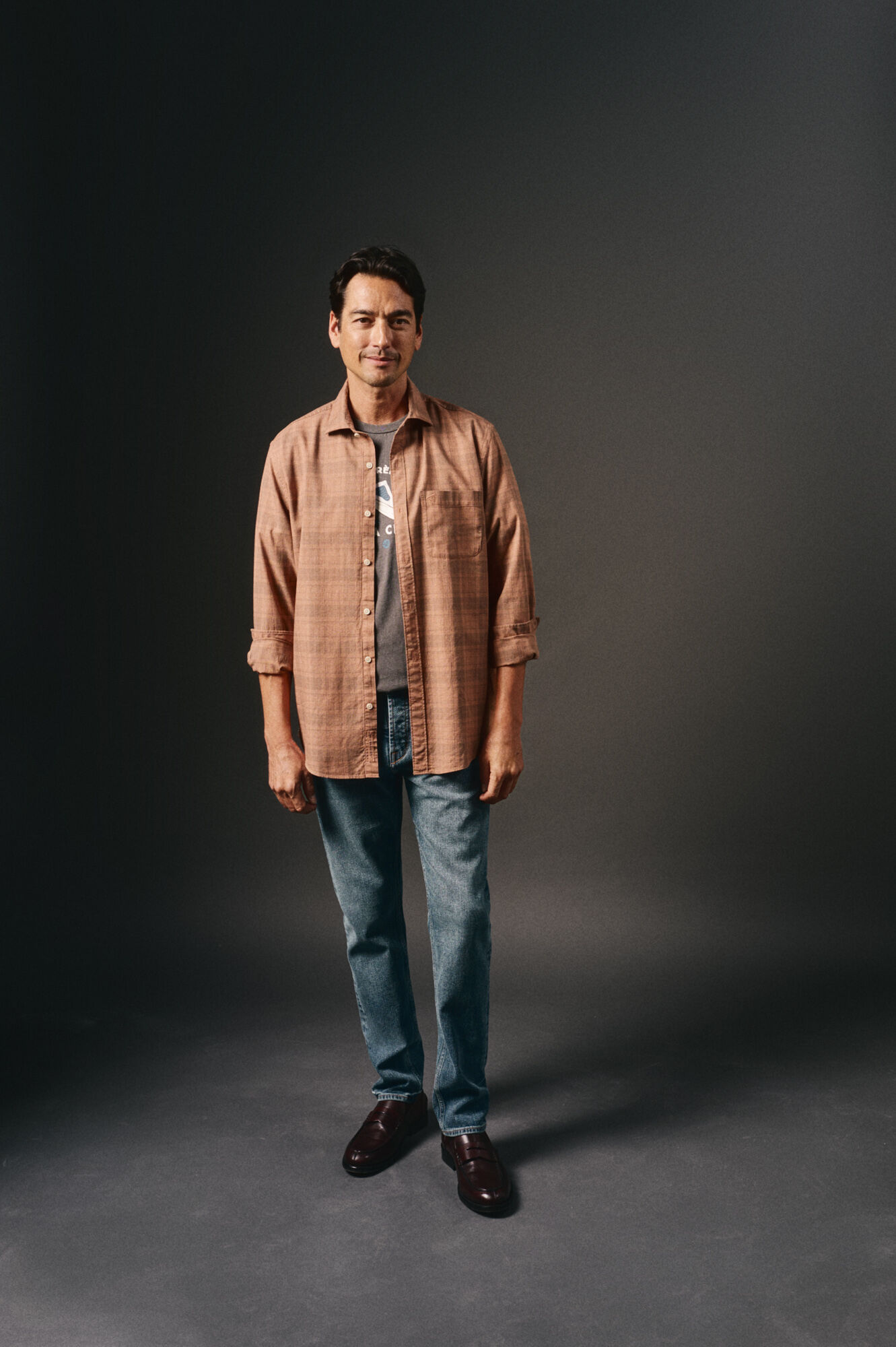 OOTO Camisa cuadro sobretintado Arena