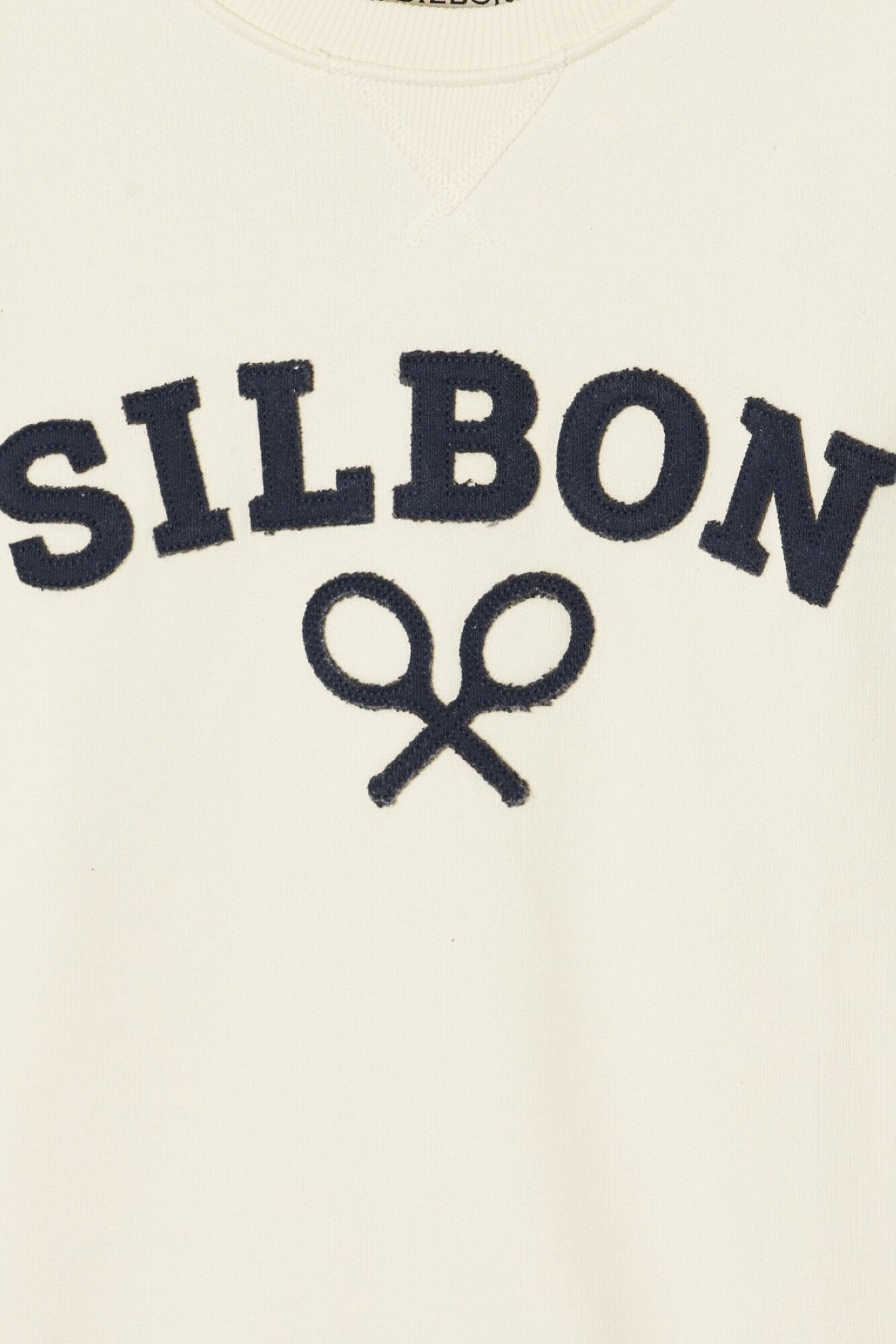 Silbon Sudadera silbon raqueta media Marfil