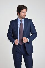 Cloking Blazer de fato em olho de perdiz Azul