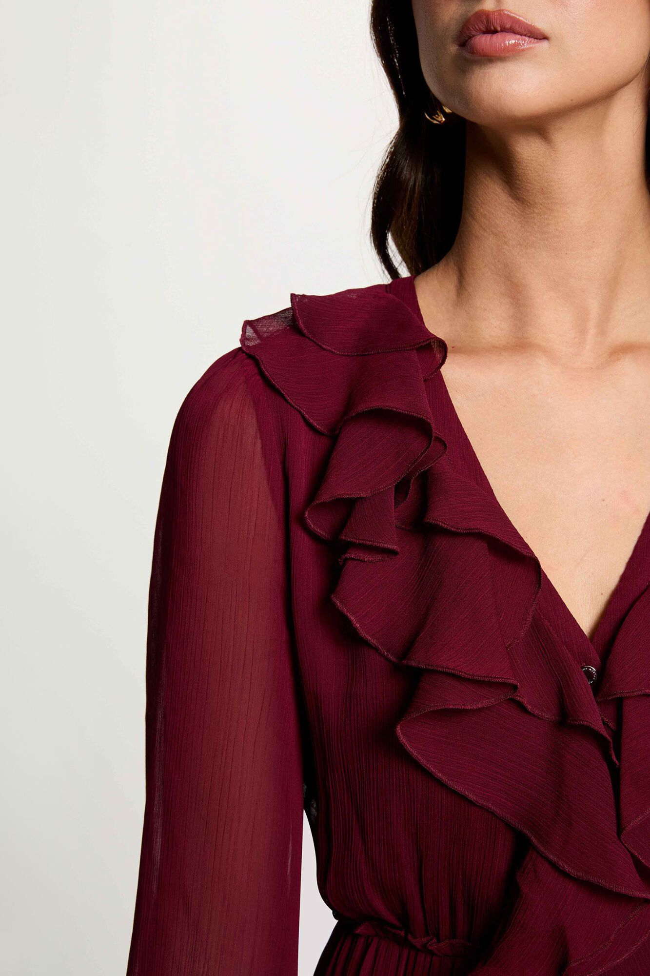 Morgan Vestido comprido fluido