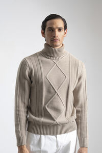 PuroEGO Su&eacute;ter Aran de gola alta