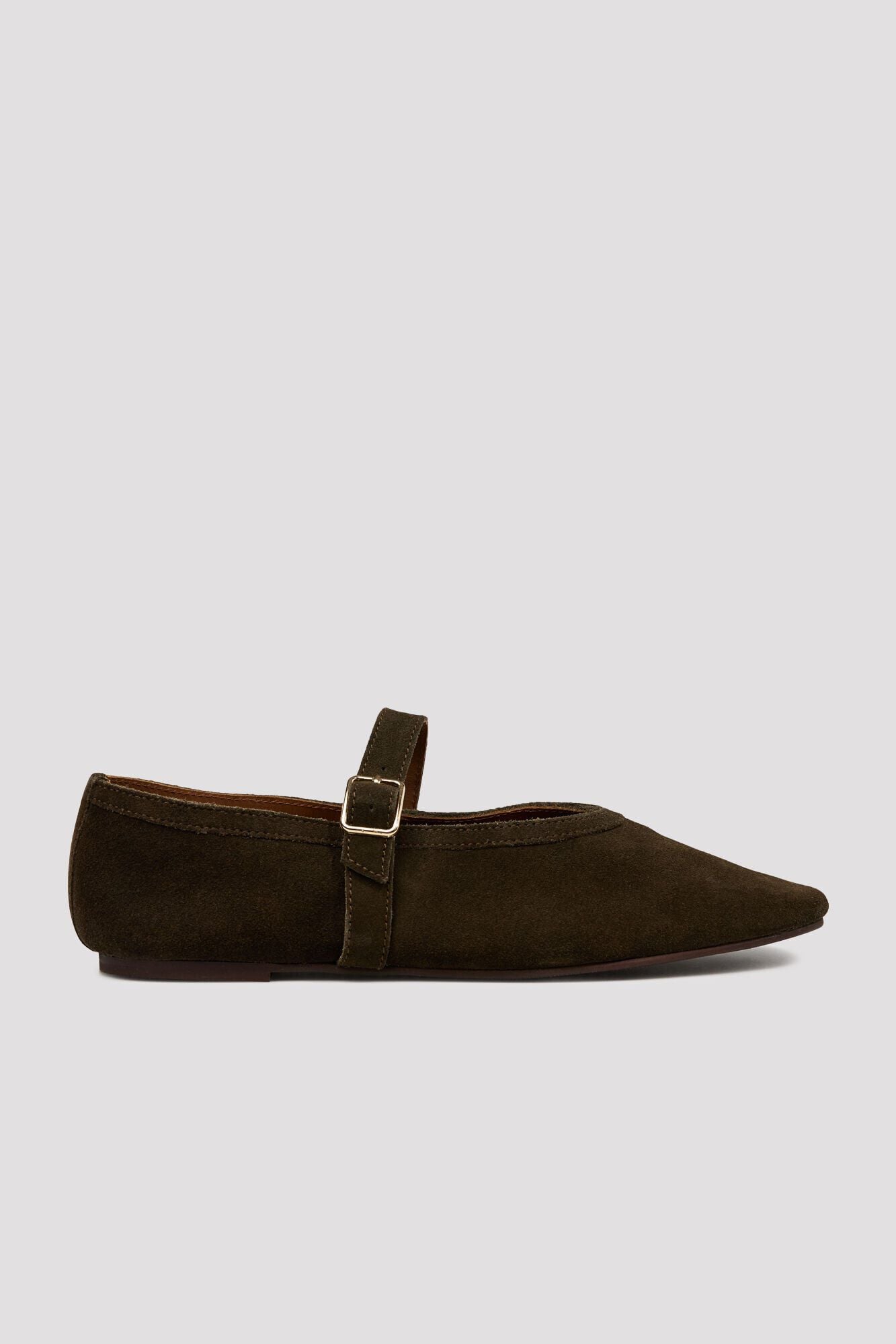 Cortefiel Flat strap ballet flats