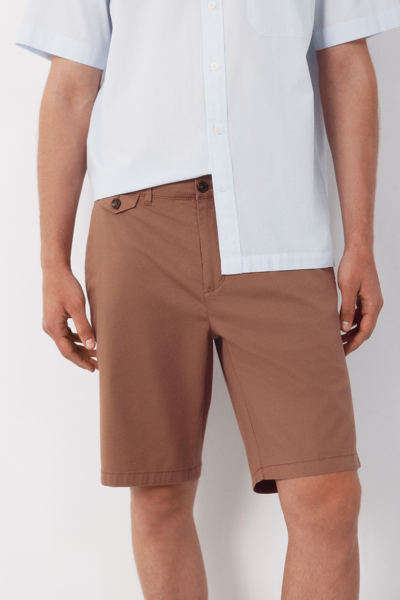 Cortefiel Bermudas chinos estampadas