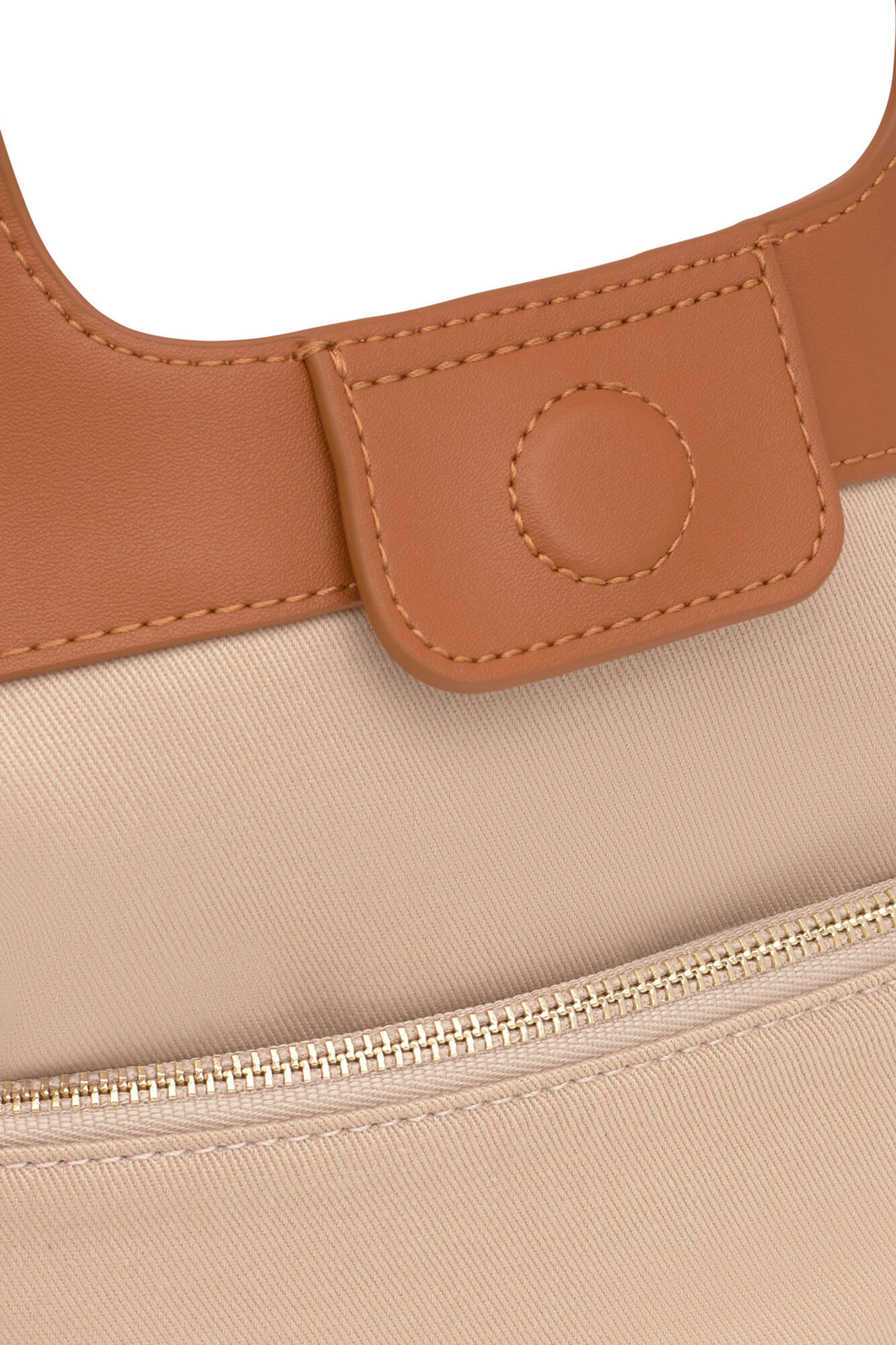 Tous Capazo mediano camel TOUS Lirio Rafia Beige