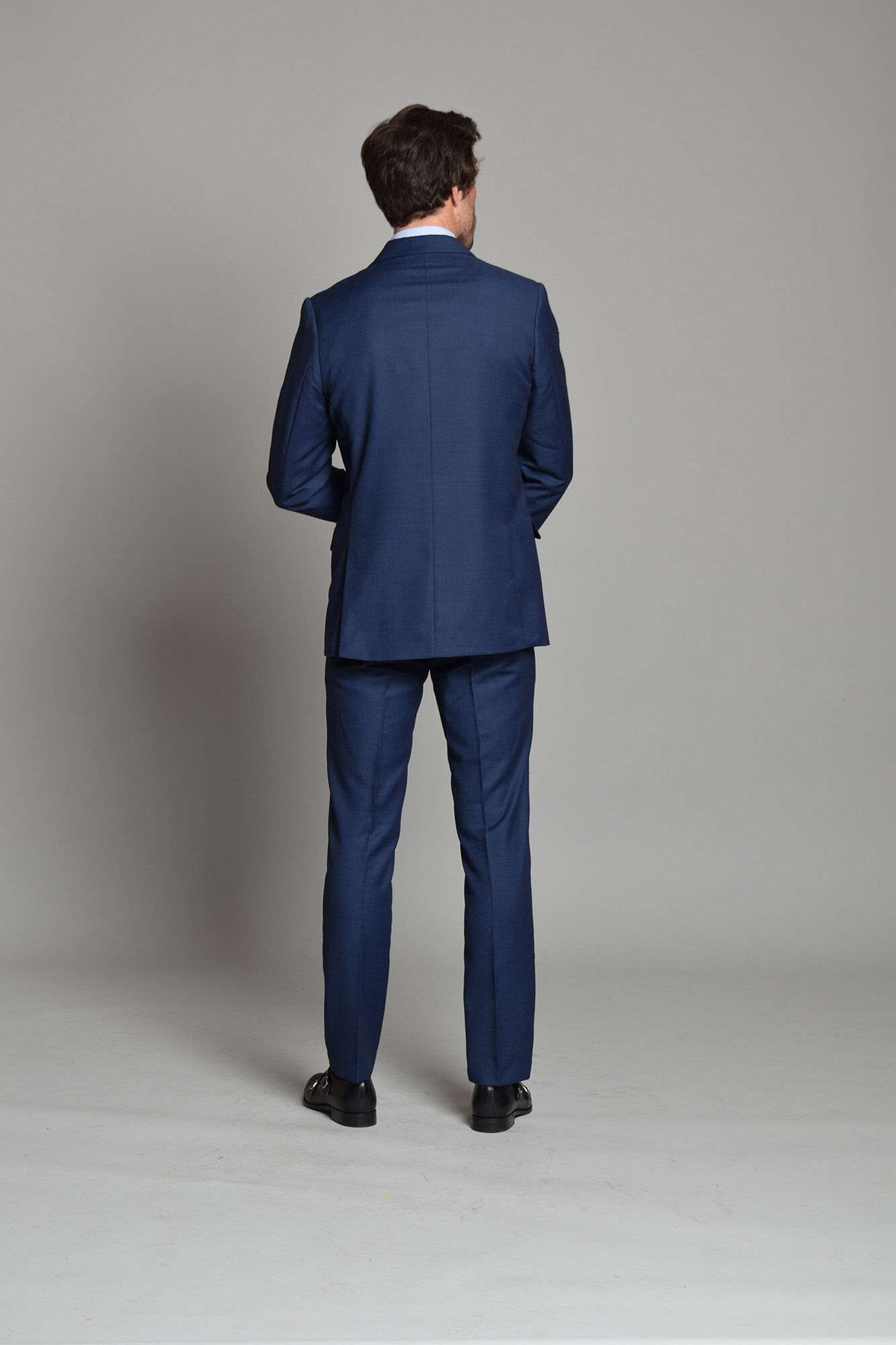 Cloking Suit Birdseye Blue British Collection Blue