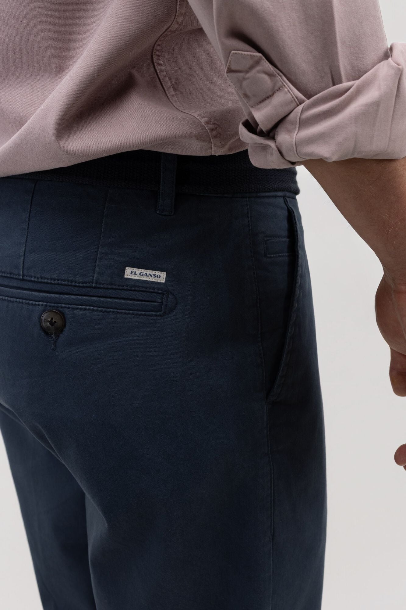El Ganso Cal&ccedil;as chino slim Azul
