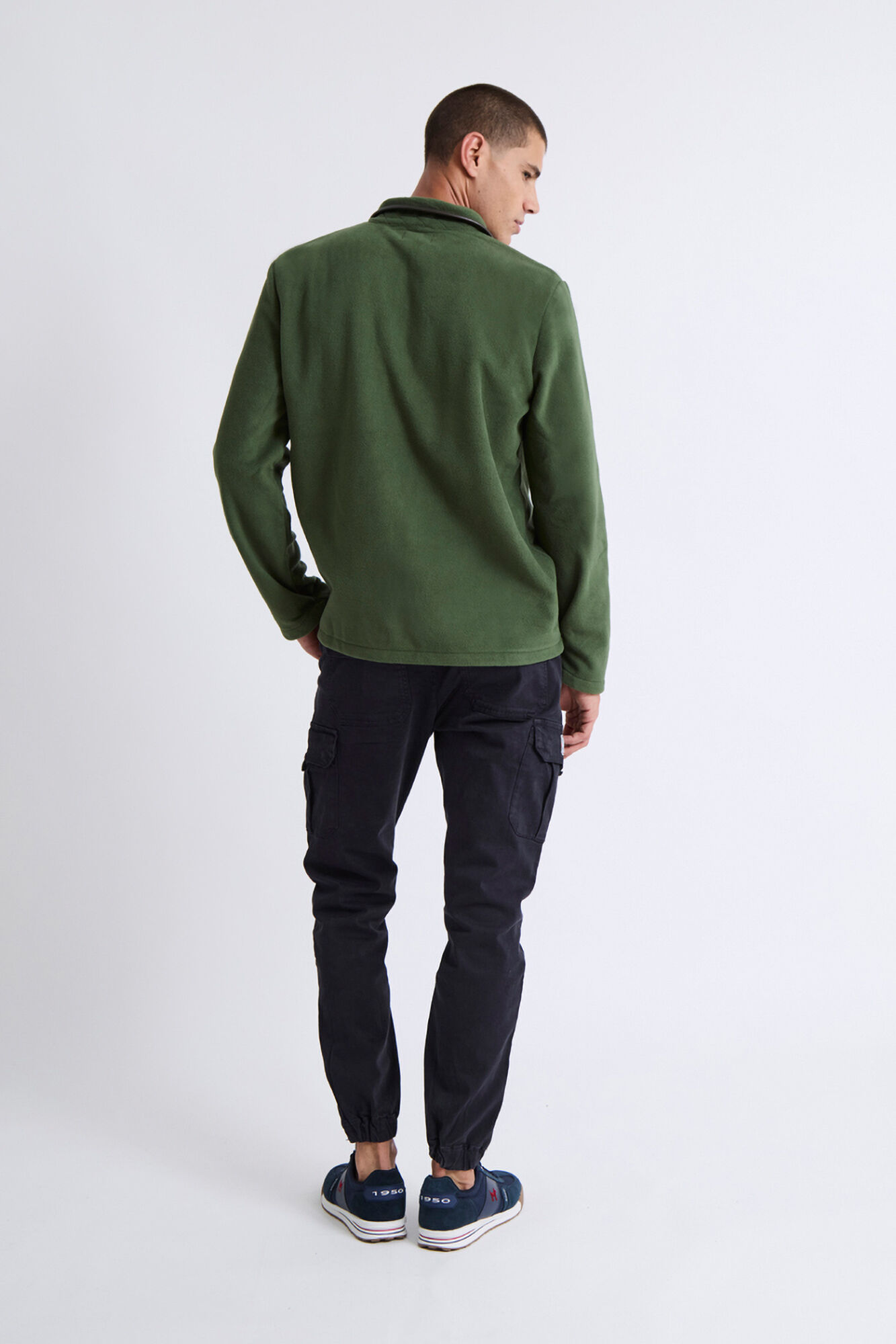 Williot Camisola Fecho-&Eacute;clair com polar meia Verde