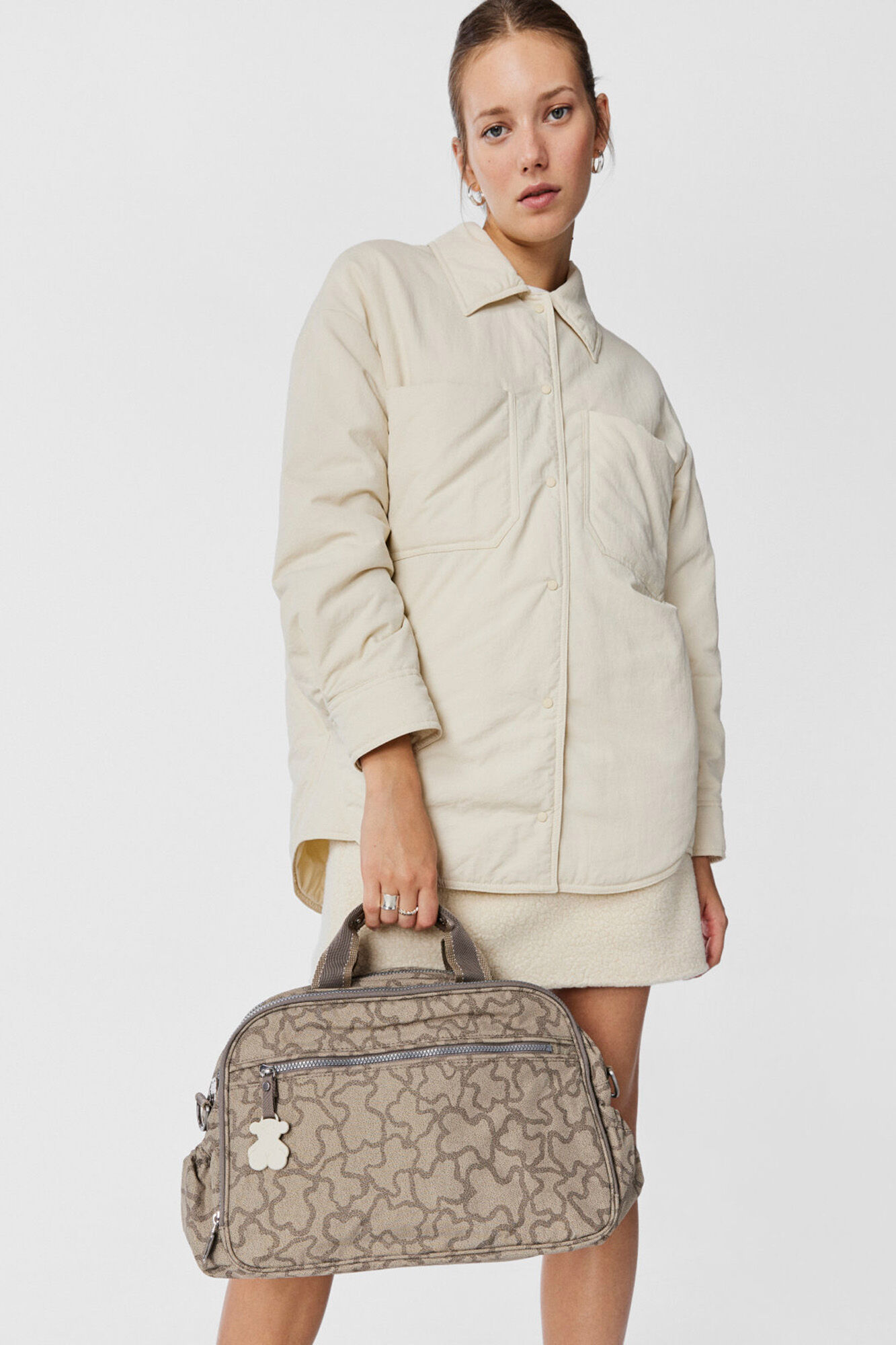 Tous Kaos New Colores baby bag in stone Grey