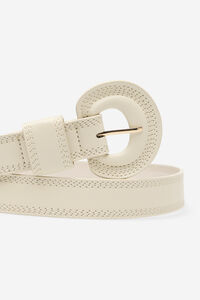 Cortefiel Belt lined with topstitching