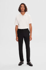 Selected Calça formais slim fit. Preto