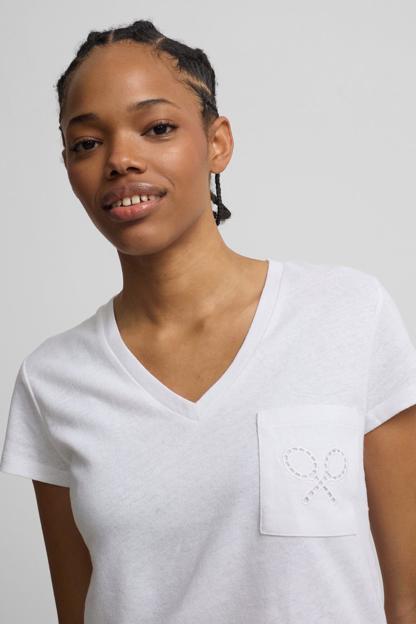 Silbon Camiseta woman bolsillo raqueta