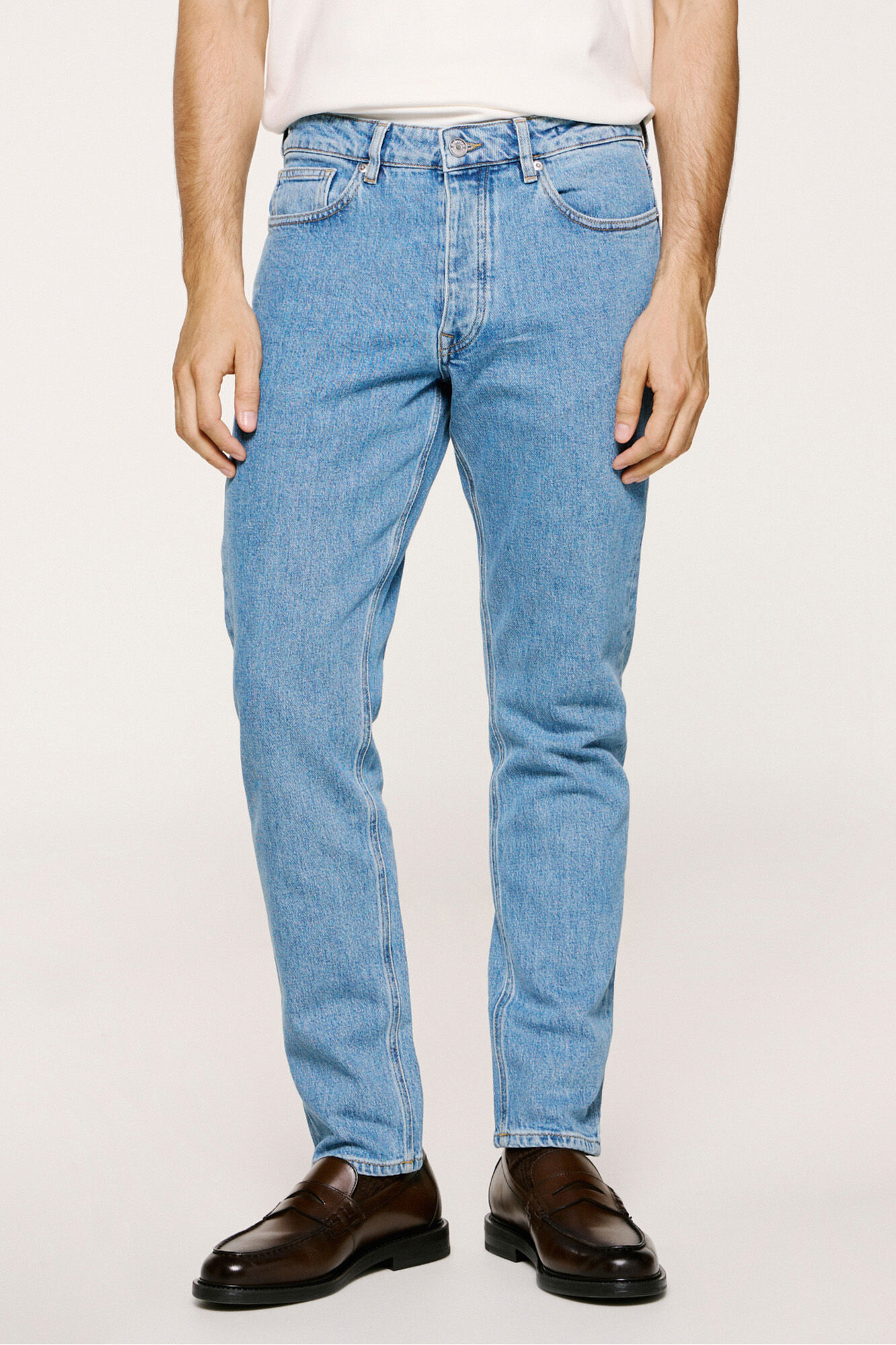 Selected Cal&ccedil;a cal&ccedil;a Slim Fit  Azul