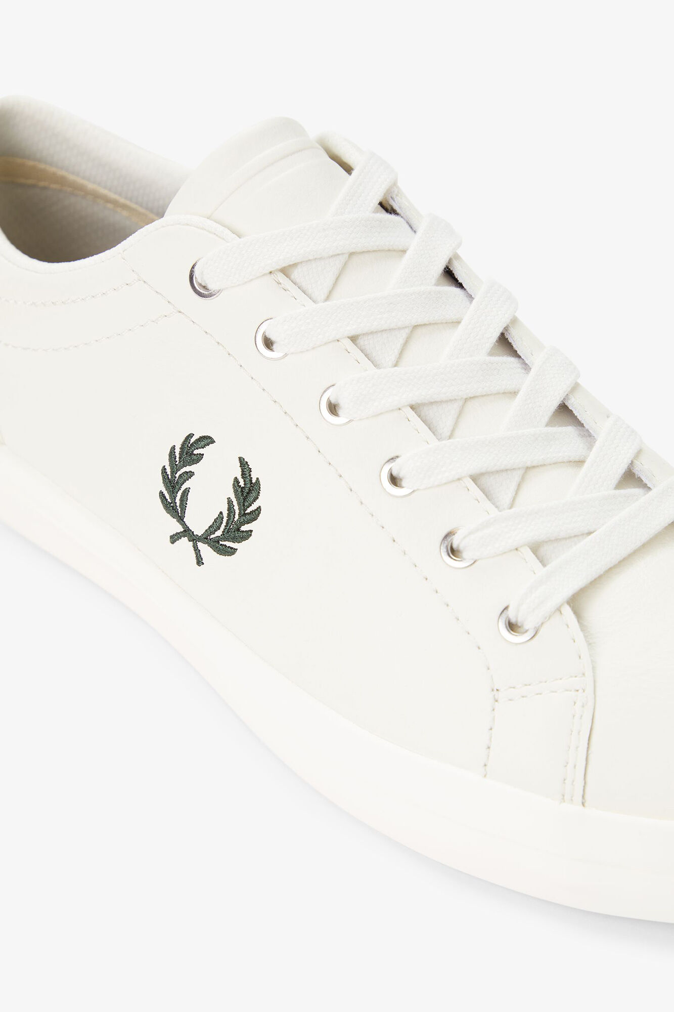 Fred Perry Zapatilla baseline piel Blanco
