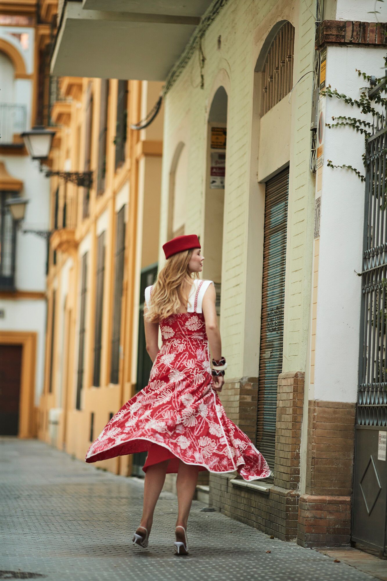 Panambi Yaran dress Printed red