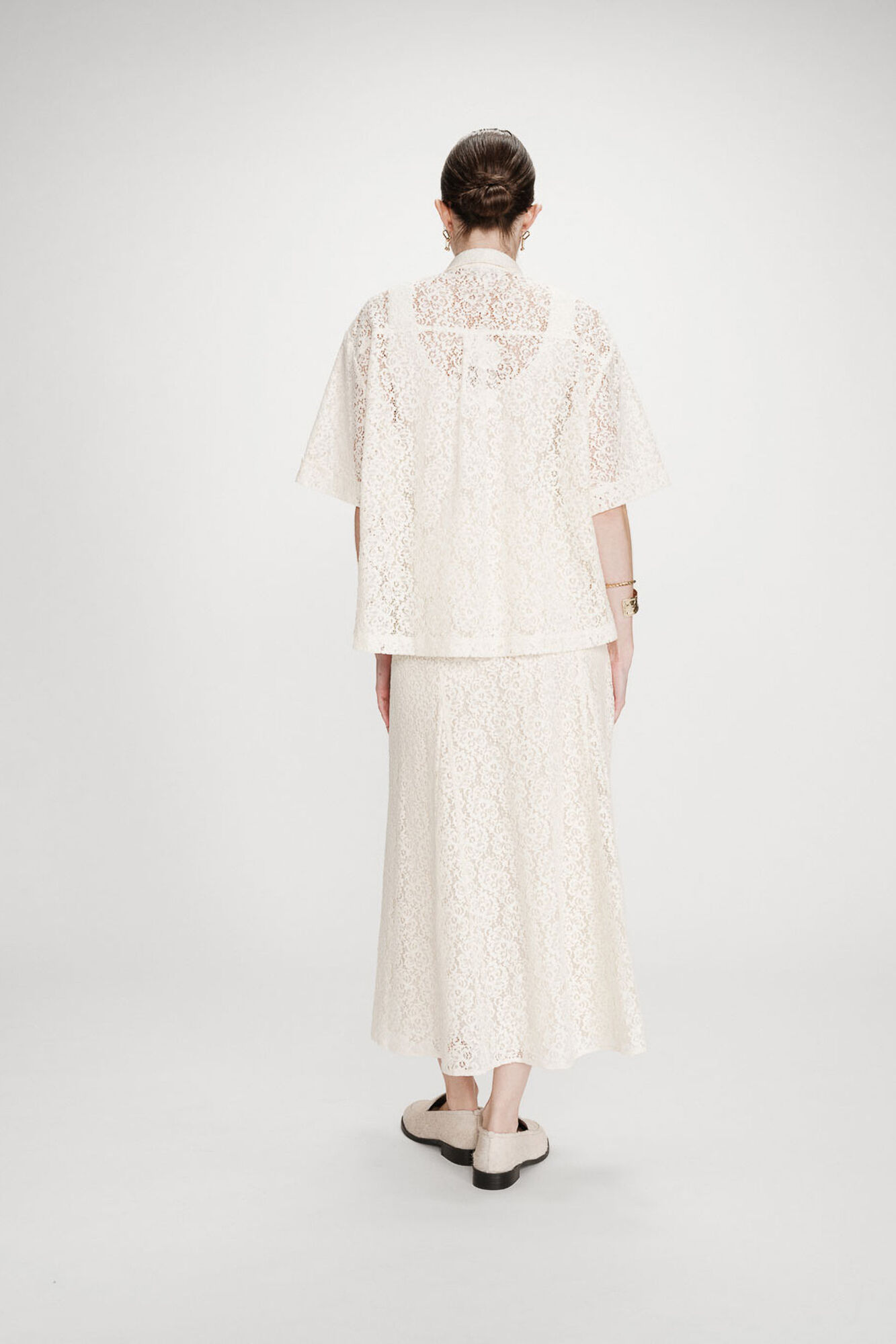 Grace & Mila Camisa de renda Vendel Branco