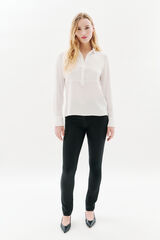 Caroll Blusa 100% viscose Ecru