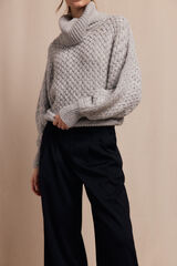 Slowlove Calças plissadas Preto