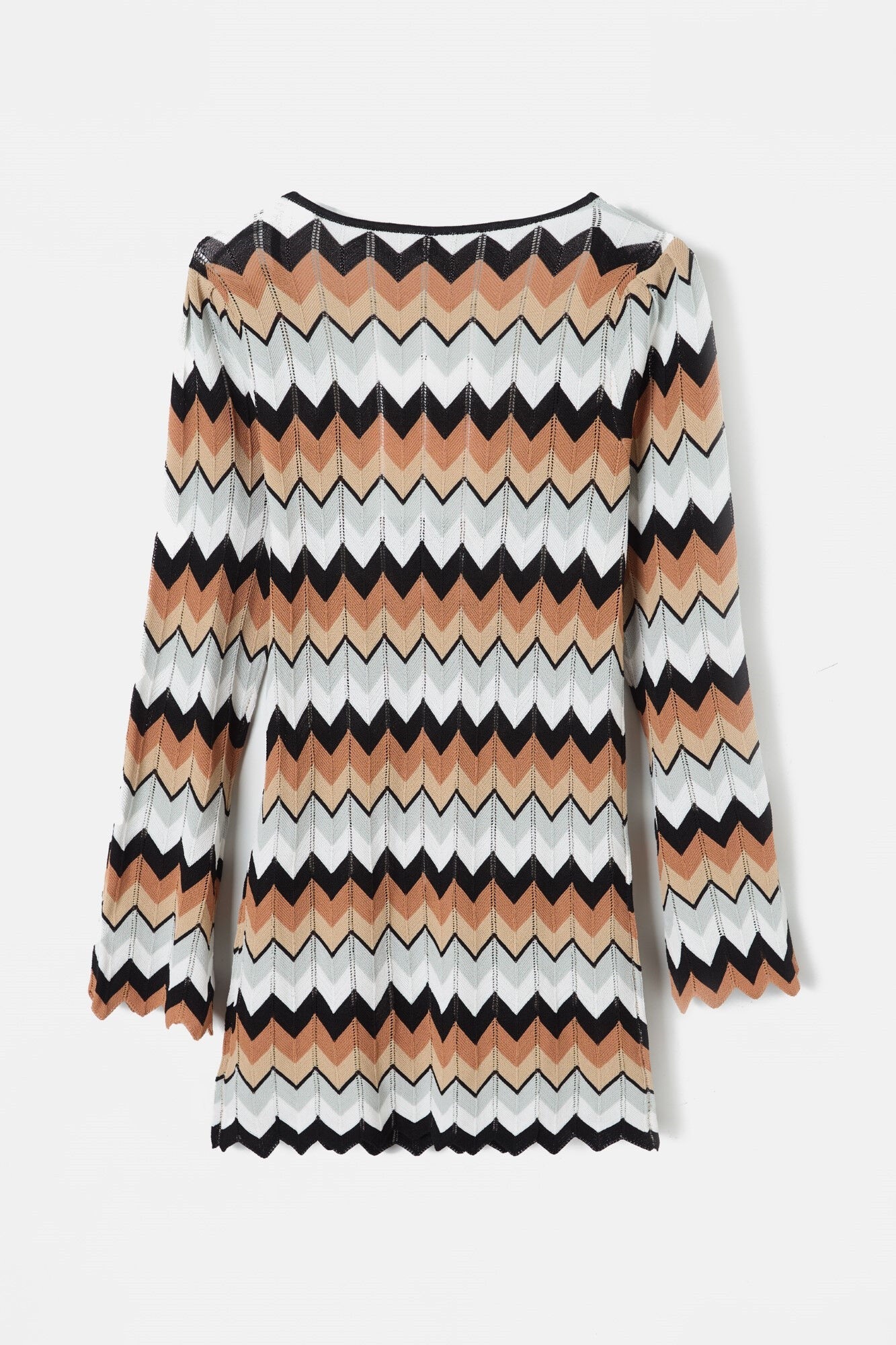 Silbon Malha de malha com n&oacute; espiga Castanho