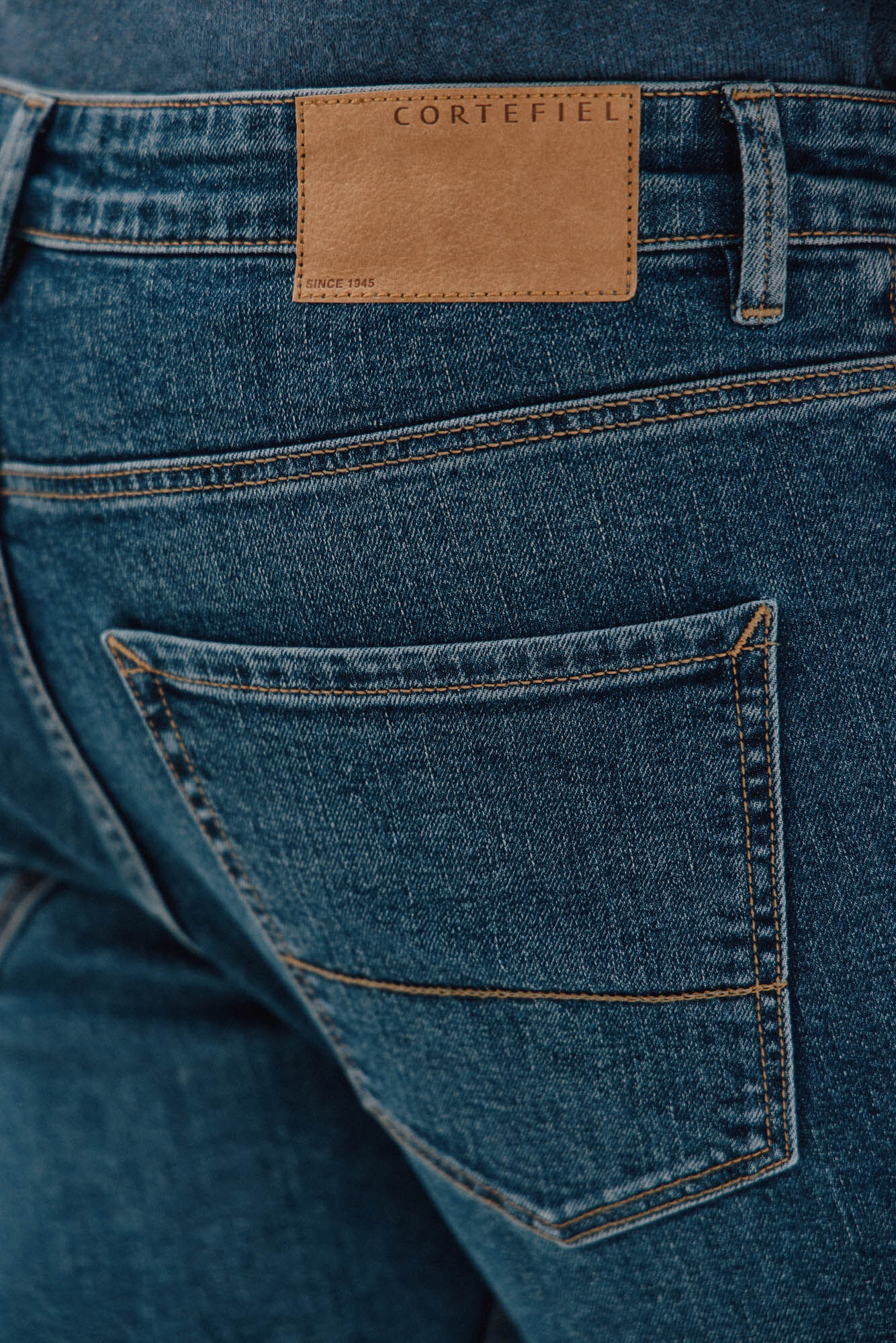 Cortefiel Slim fit jeans Blue