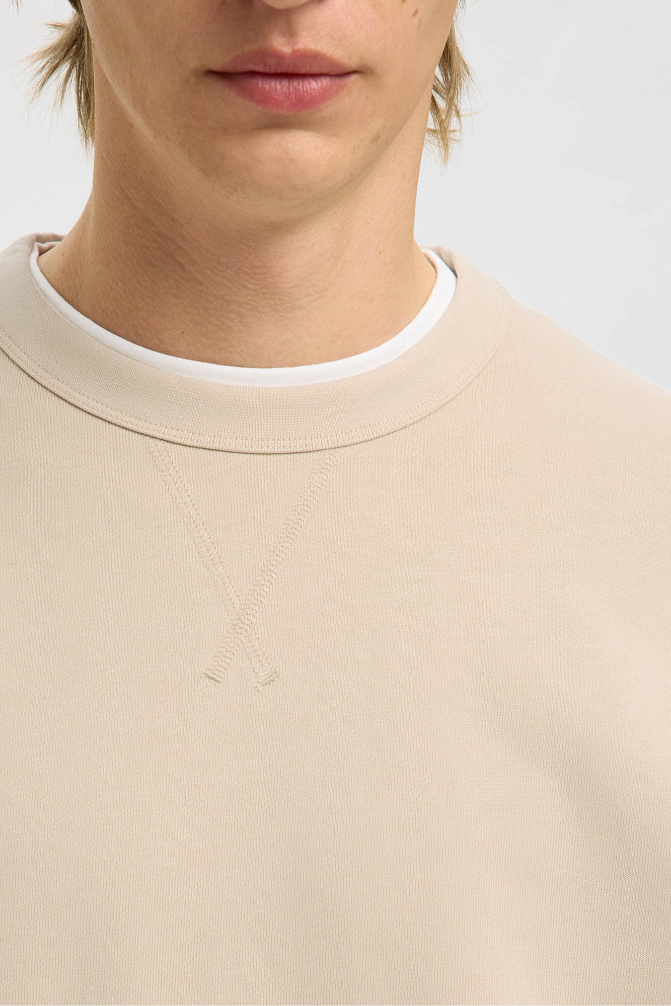 Selected Sudadera 100% algod&oacute;n org&aacute;nico