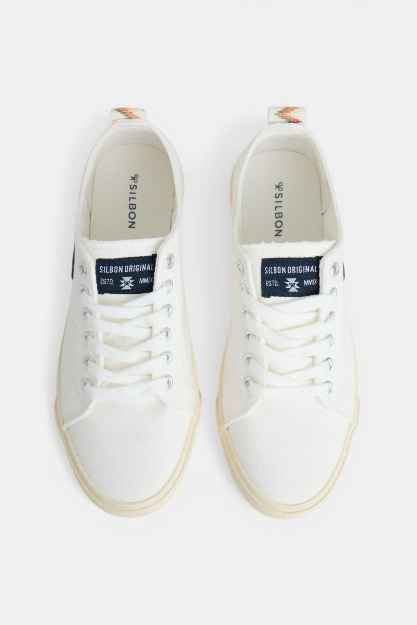 Silbon Canvas classic sneaker White