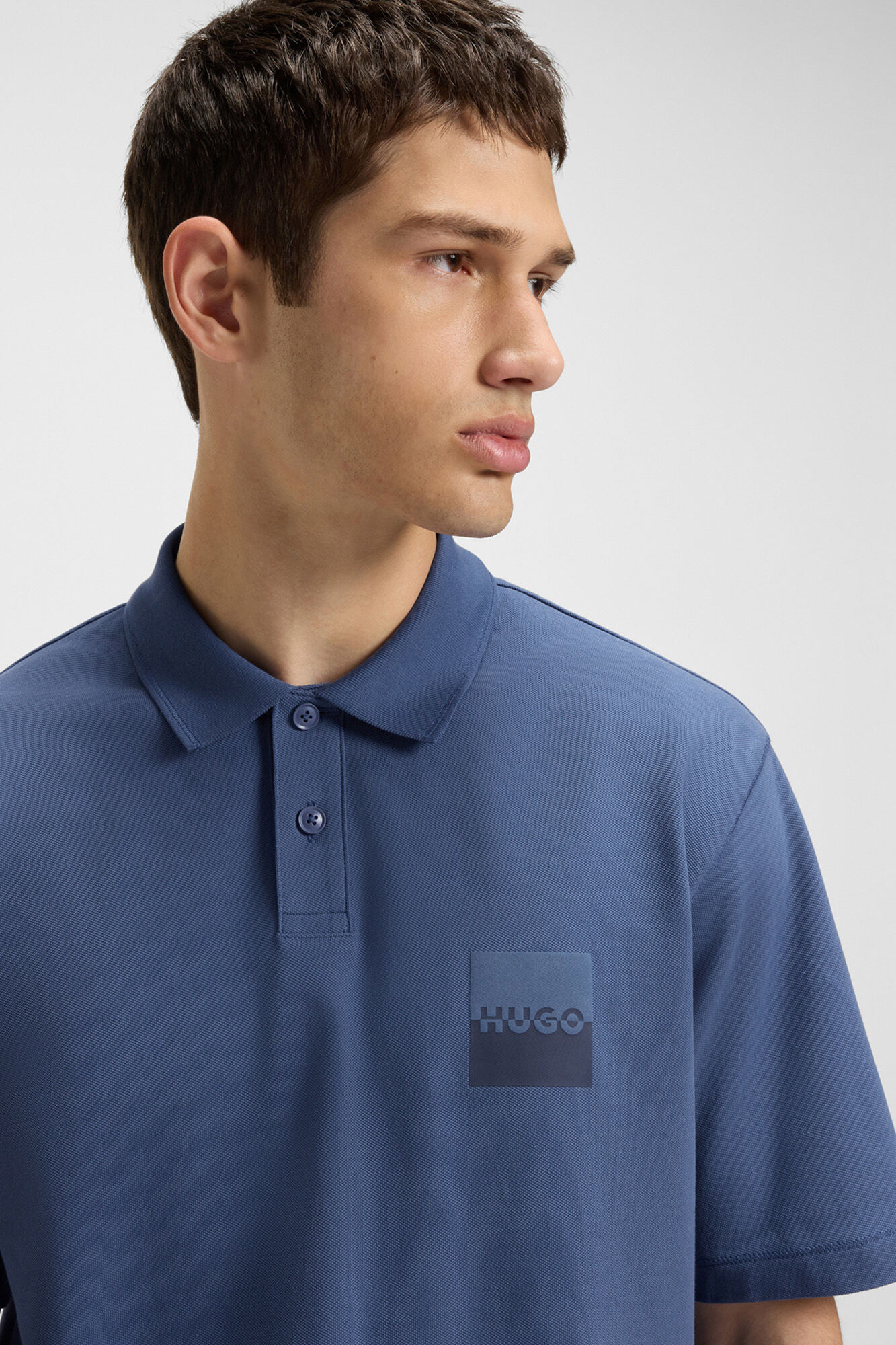 HUGO Polo de manga curta