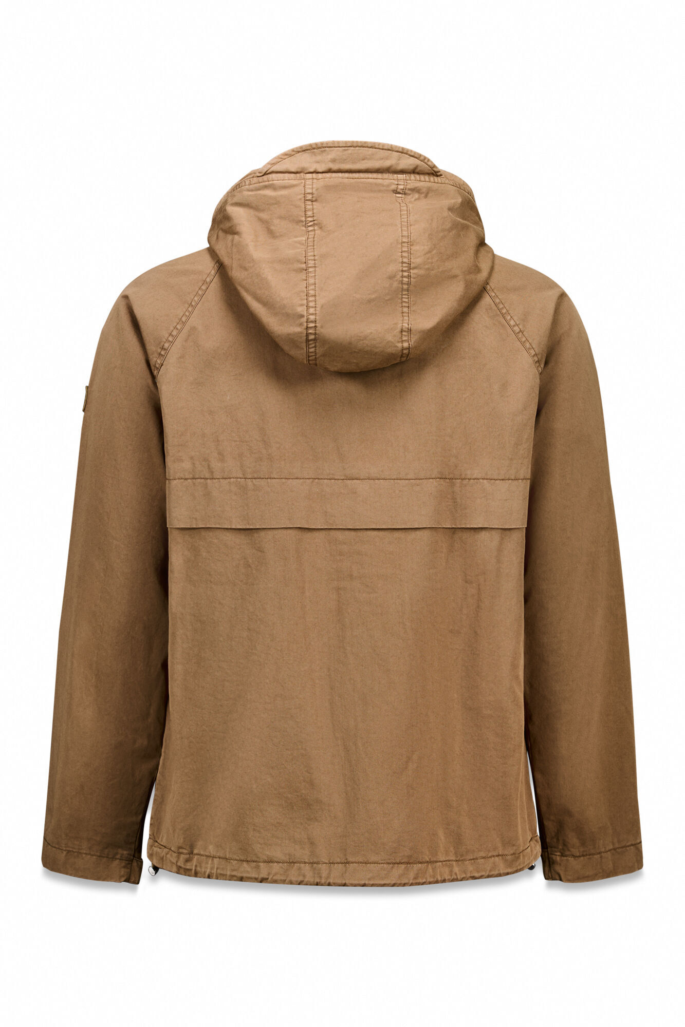 OOTO Parka curta de algod&atilde;o Castanho