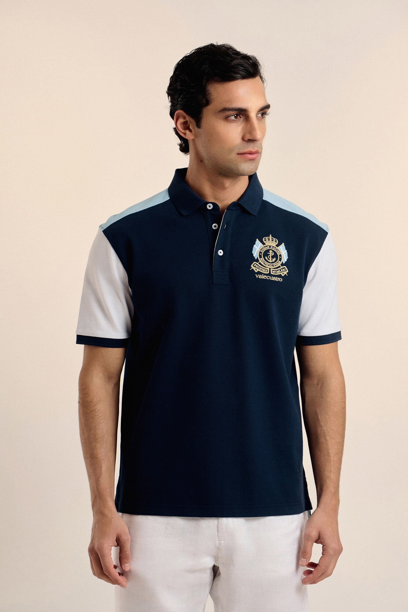 Valecuatro Tricolor polo shirt